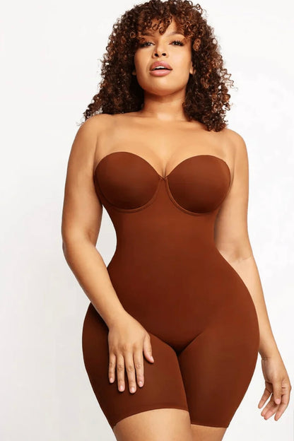 STRAPLESS SHORTIE BODYSUIT