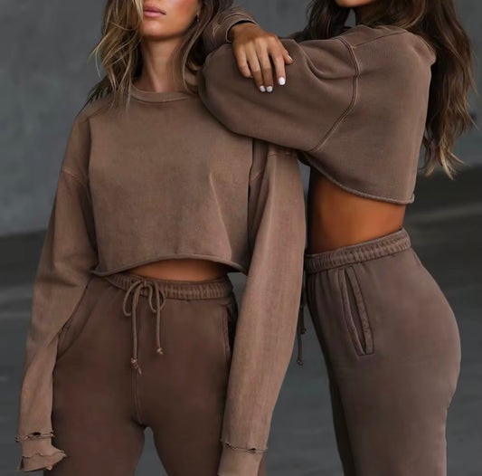 COZY TWO PIECE SWEATSUIT